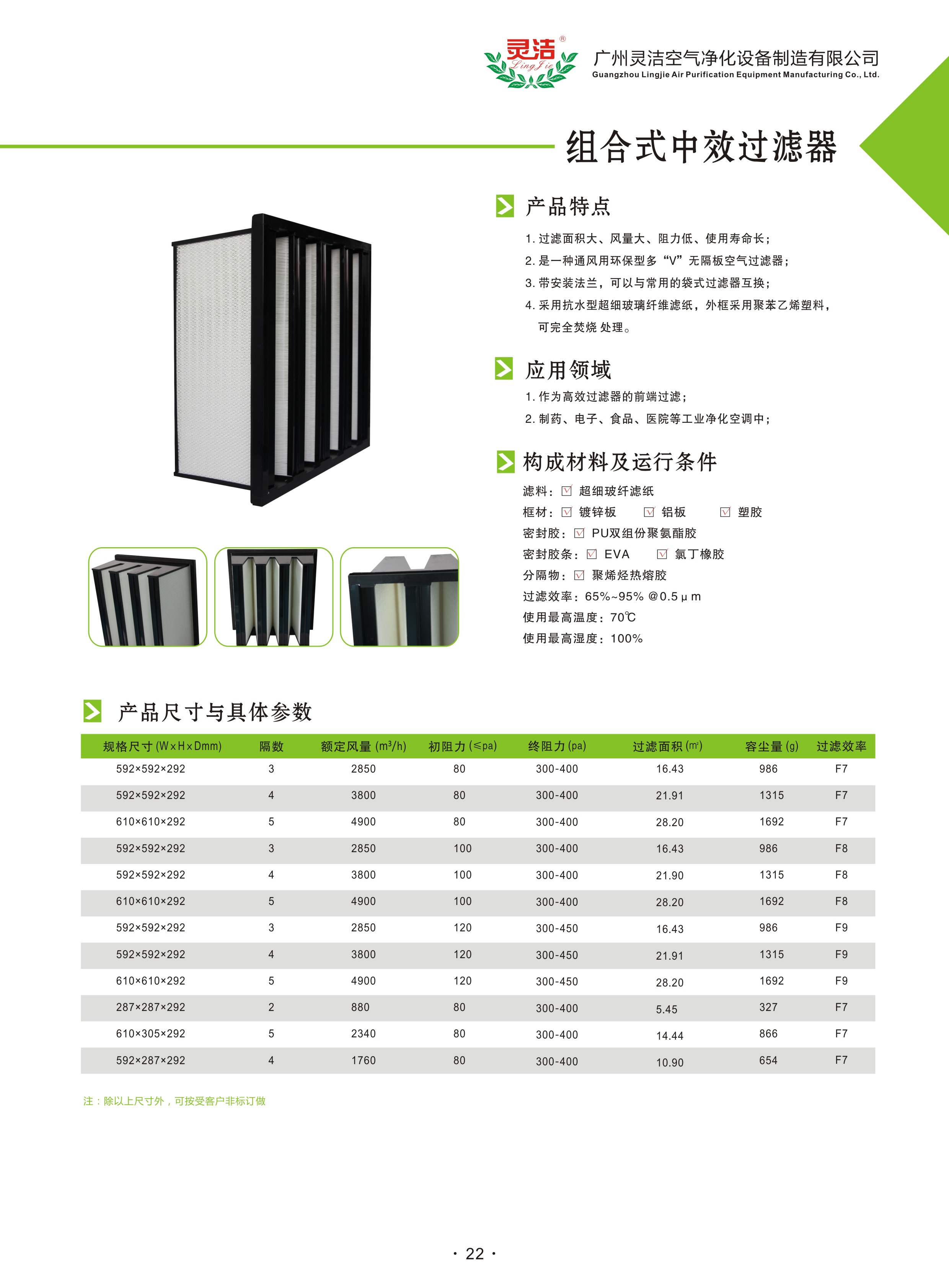 組合式高效過(guò)濾器