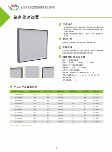 高效過濾器